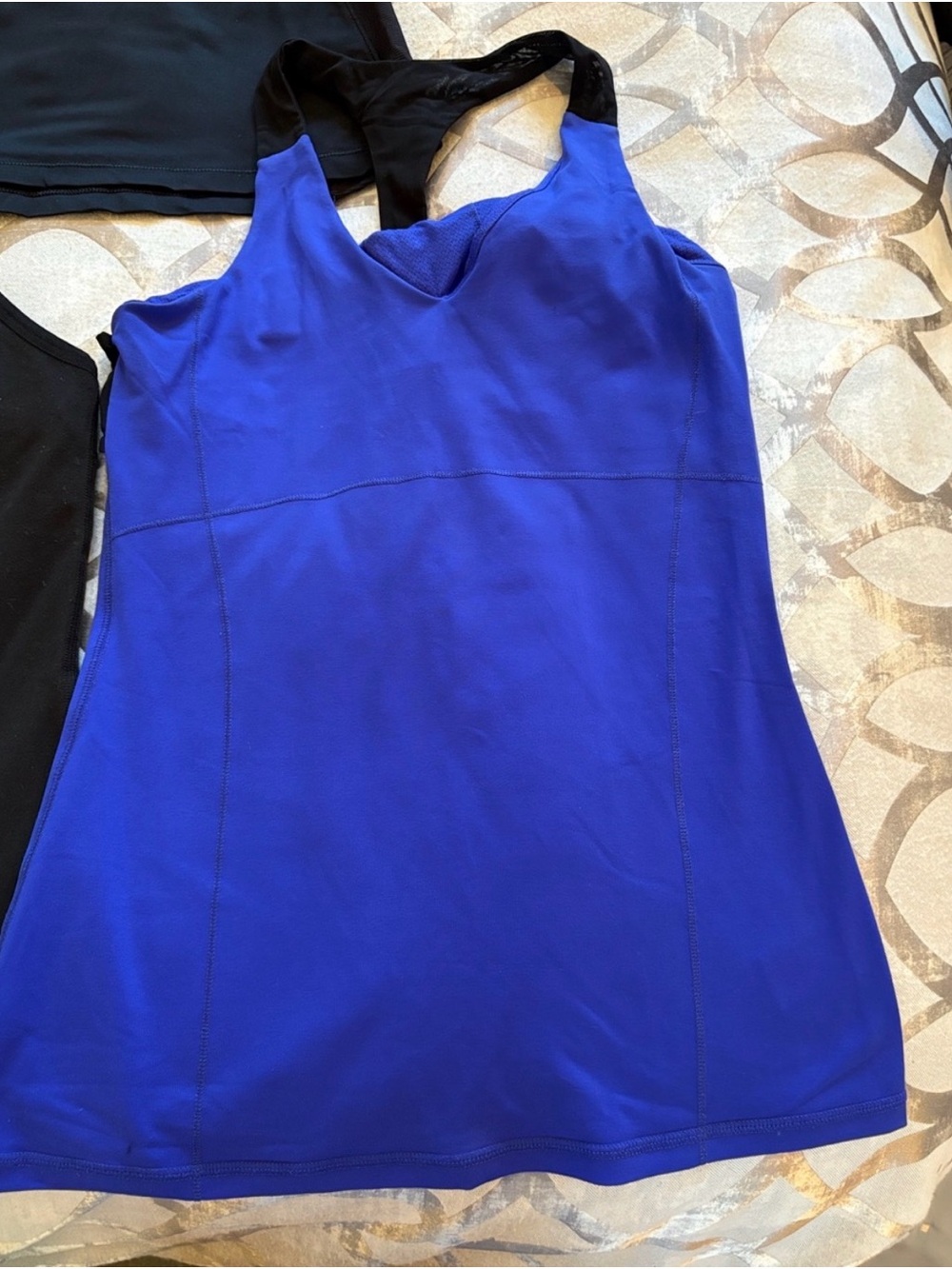 ALO Yoga Royal Blue Racerback Tank Top